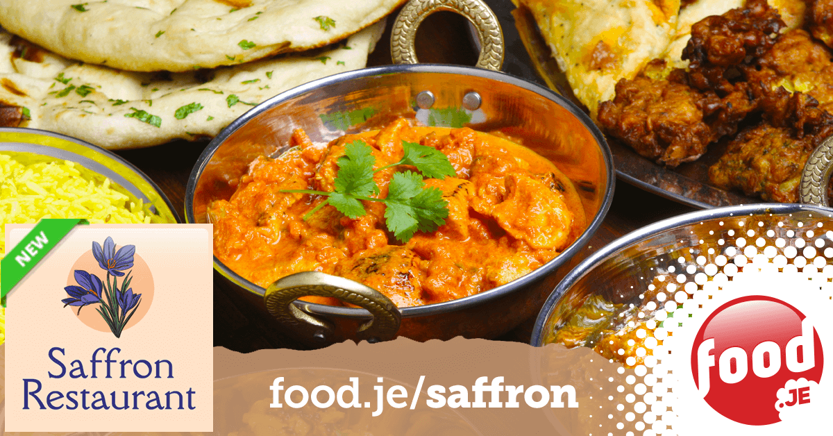 Saffron Jersey Menu Fast Food and Kids Food.je